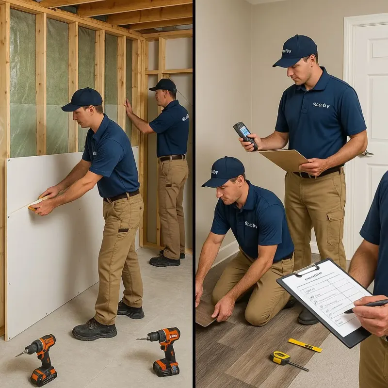 Repairs and Reconstruction process in LaFollette, TN